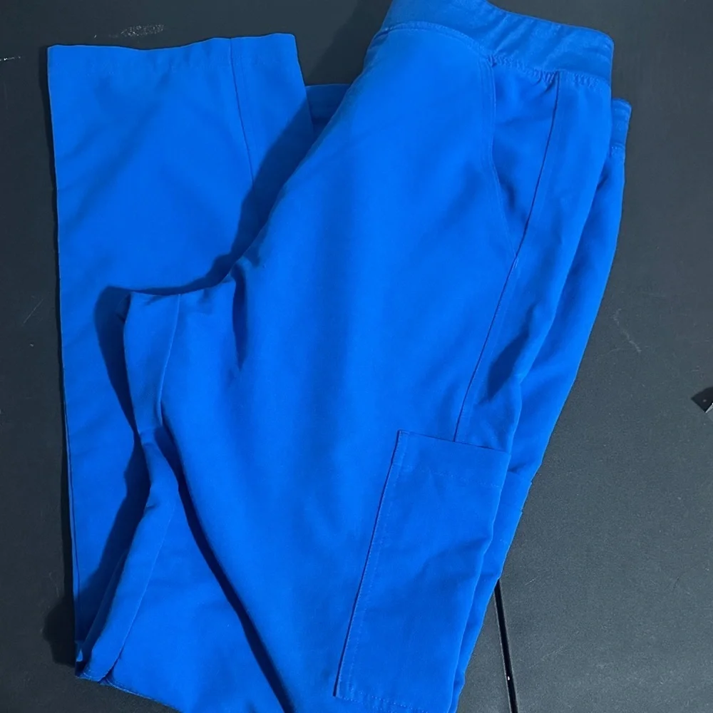Figs men scrub pants size medium royal blue